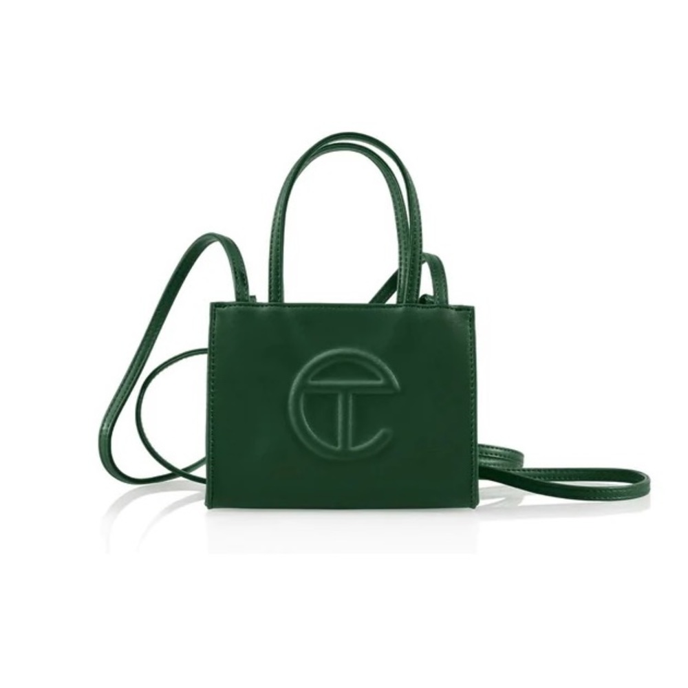Green Telfar Small Shopping Bag